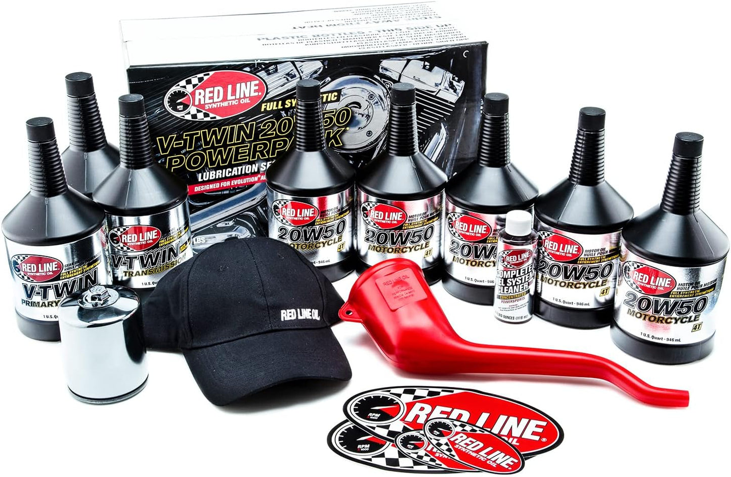 Red Line 90226 Big Twin 20w50 Power Pack Oil Package Review