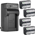 Kastar 2300mAh 4-Pack Batteries with AC Charger - 7.4V Power