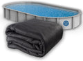 Oval Pool Liner Pad 12 x 18 - Protective Geotextile Cushion