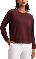 Cloud Jersey Pullover Sweatshirt for Women - Soft Lightweight Crewneck