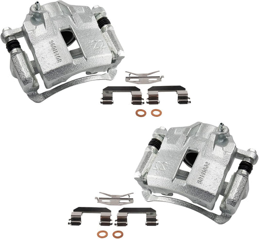 TRQ Front Brake Caliper Set for 2002-2005 Hyundai Elantra