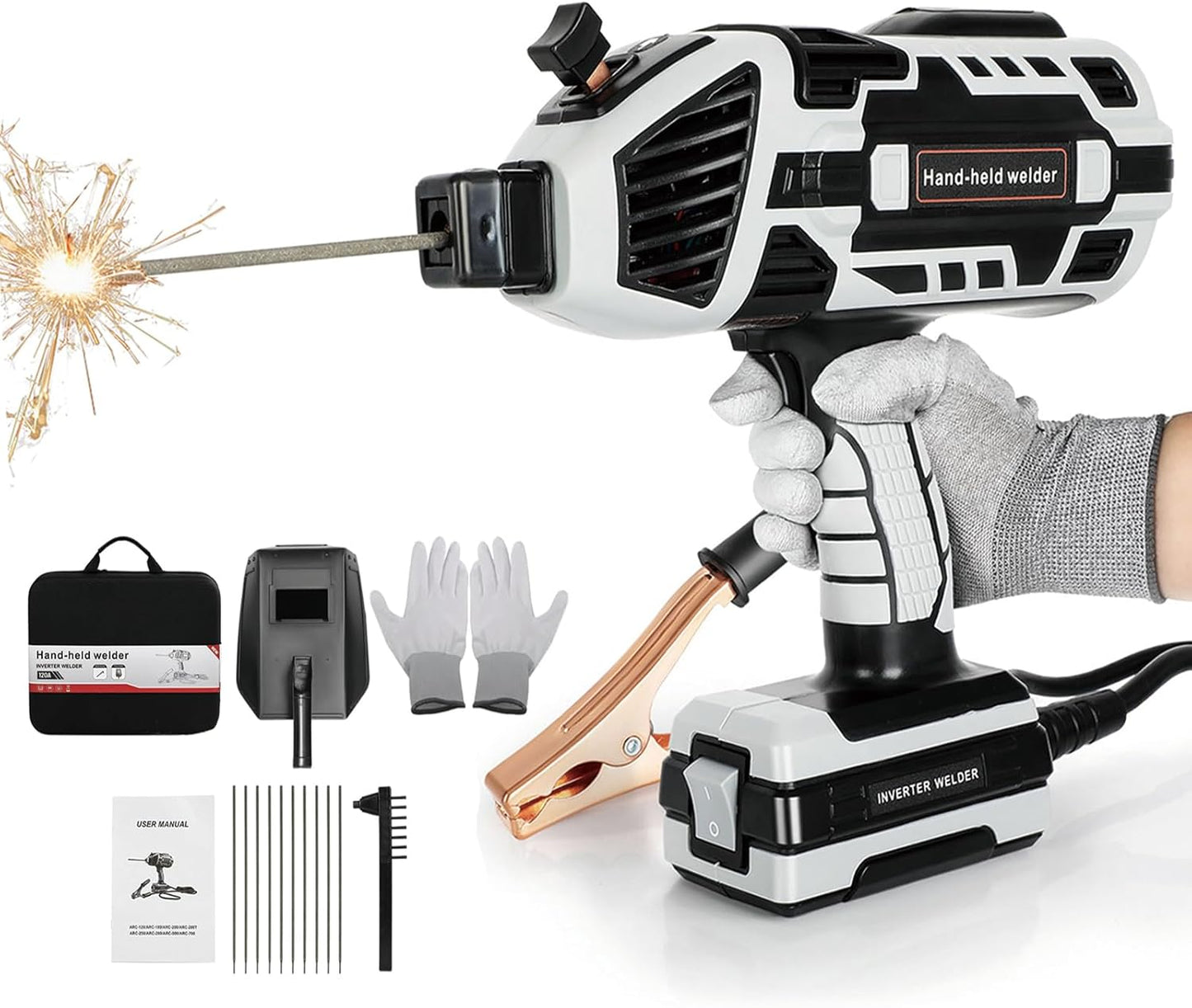 Handheld Welder Machine with 6 Variable Current Adjustments