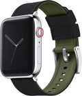 BARTON WATCH BANDS Elite Silicone Watch Bands Compatible with Apple