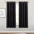StangH Blackout Velvet Curtains - Soft Soundproof Drapes 63in