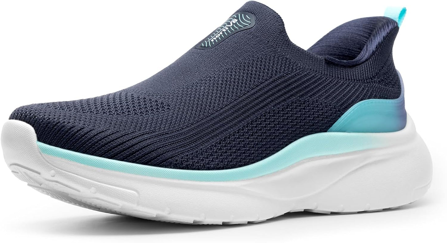 NORTIV 8 Women's Slip-On Walking Shoes for Comfort and Style