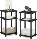 Furinno 3-Tier Turn-N-Tube End Table for Compact Living Spaces
