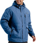 FREE SOLDIER Men's Waterproof Ski Jacket Fleece Lined - Warm, Fully