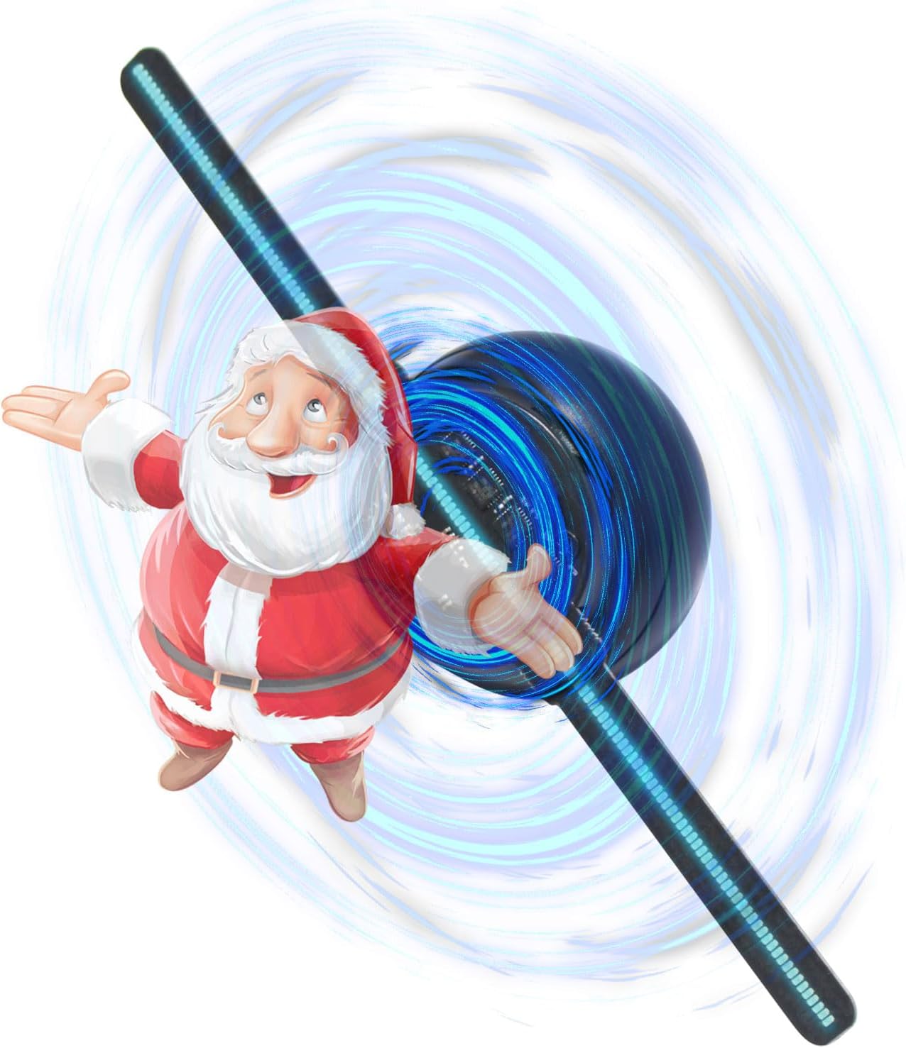 WANTHER 3D Hologram Fan with Bluetooth & Remote: 700 Video Library, Anime Projections