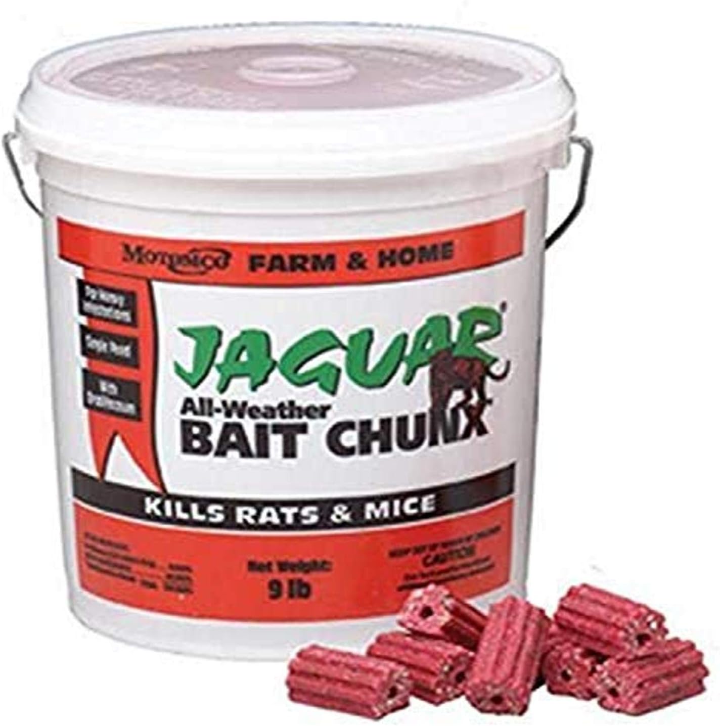 Jaguar CHUNX 9LB PAIL/204 - Effective Mouse Bait Solution