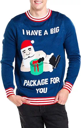 Tipsy Elves Fun Classic Ugly Christmas Sweaters for Men