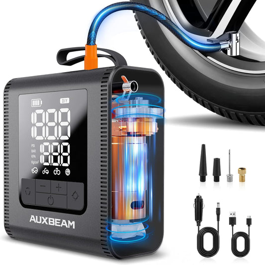 Auxbeam H4Pro Portable Air Compressor - 150PSI Rechargeable Inflator
