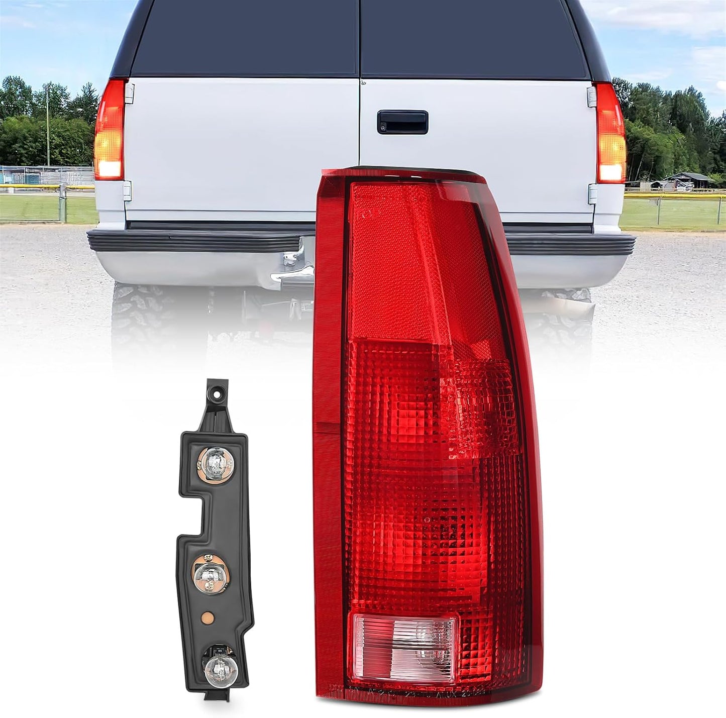 Nilight Taillight Assembly for Chevy GMC C/K Suburban Blazer Tahoe