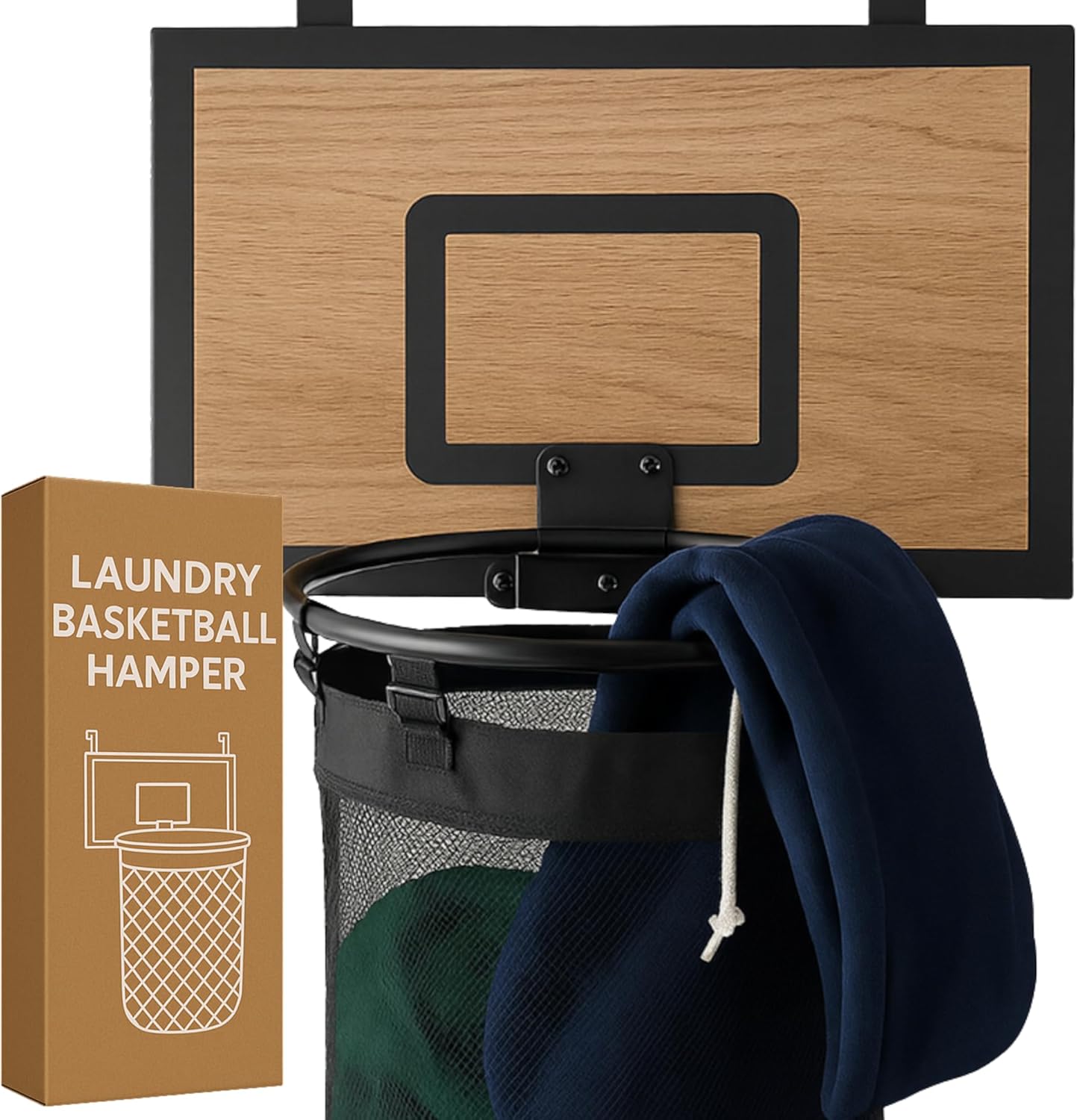 ActiveJoy Basketball Laundry Hamper - Fun & Practical Organizer
