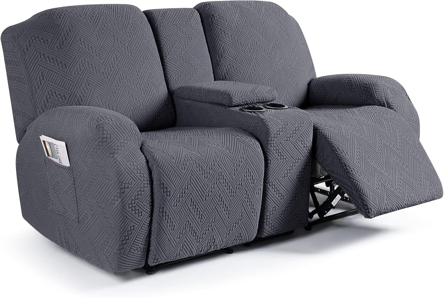 Ruaozz Stretch Loveseat Recliner Covers for Perfect Protection