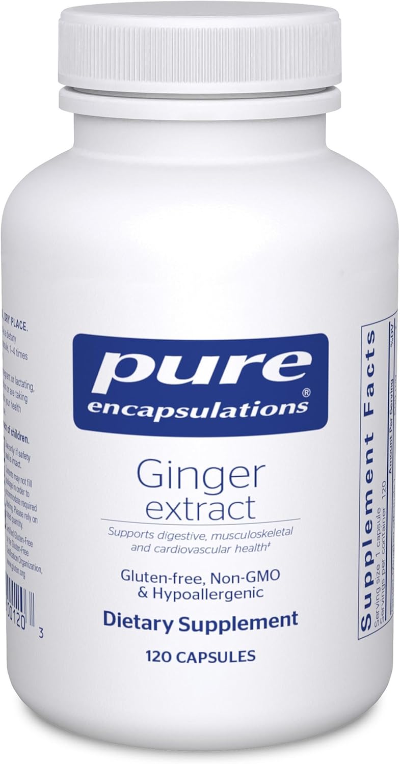 Ginger Extract Supplement for Digestive and Cardiovascular Health