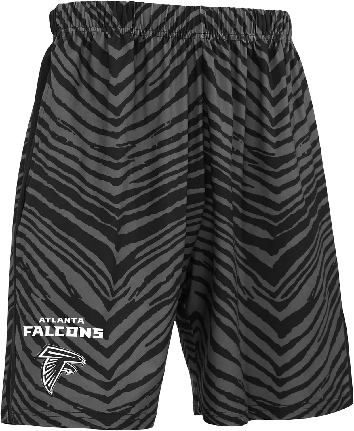 Zubaz NFL Men's 7 Inseam Shorts in Vibrant Camo and Zebra Styles
