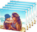 HELPLEX 8x10 Acrylic Picture Frames 5 Pack - Double Sided Clear