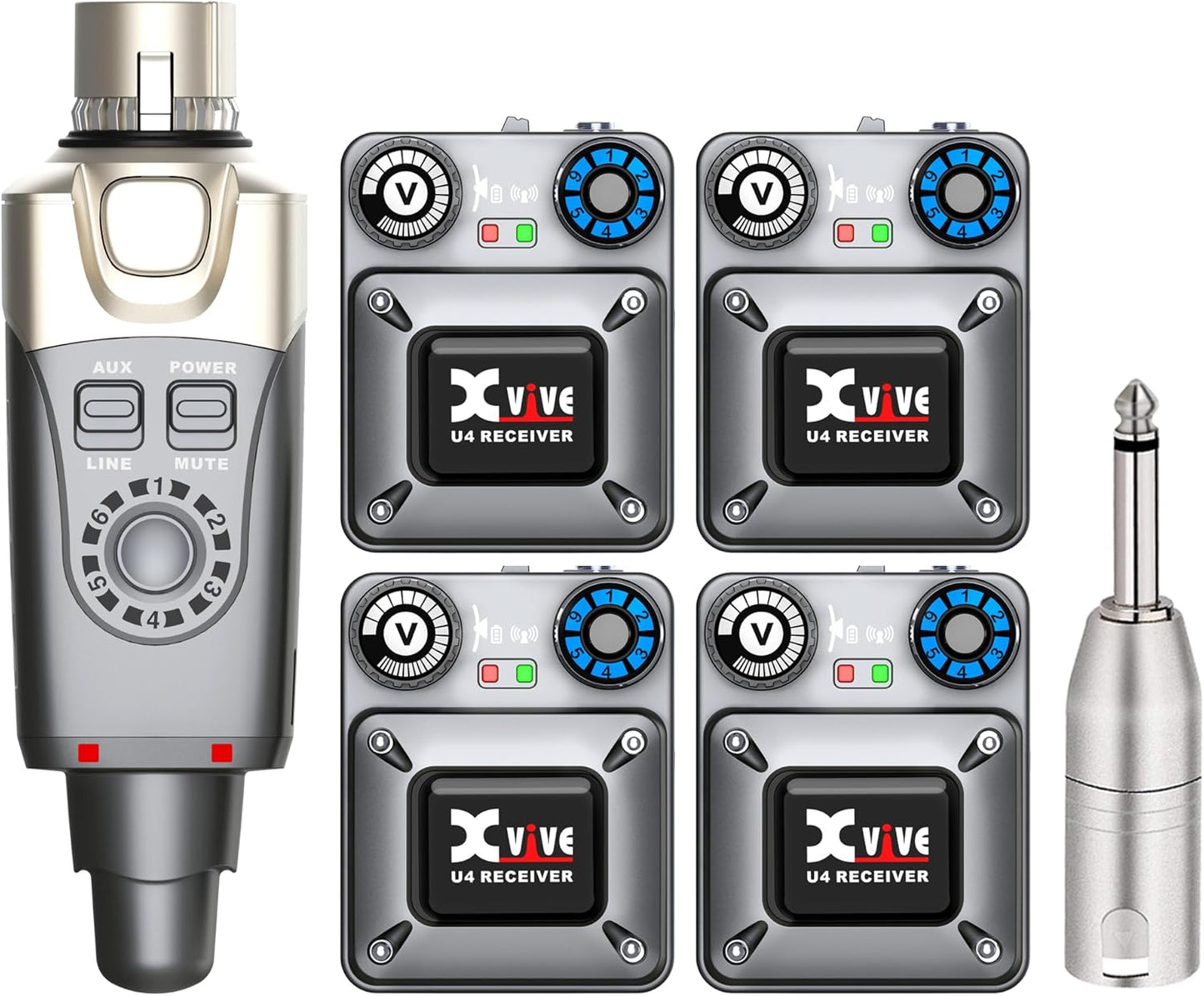 Xvive U4R4 Wireless in-Ear Monitor System for Performers