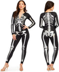 Form Fitting & Flattering Skeleton Bodysuit for Halloween (Style 5RHN)