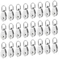 24 Pack M20 Single Pulley Block 304 Stainless Steel - Heavy Duty