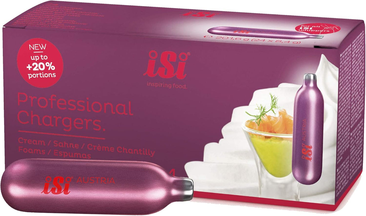 iSi N2O Cream Chargers x24 - Whip Up Delicious Treats!