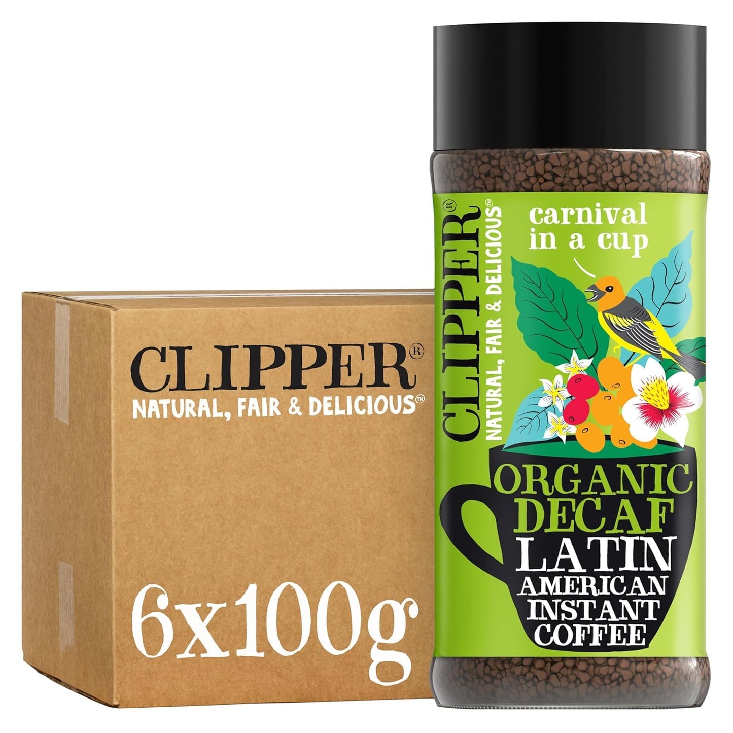 Clipper Coffee Organic Decaf Instant Coffee for Every Occasion