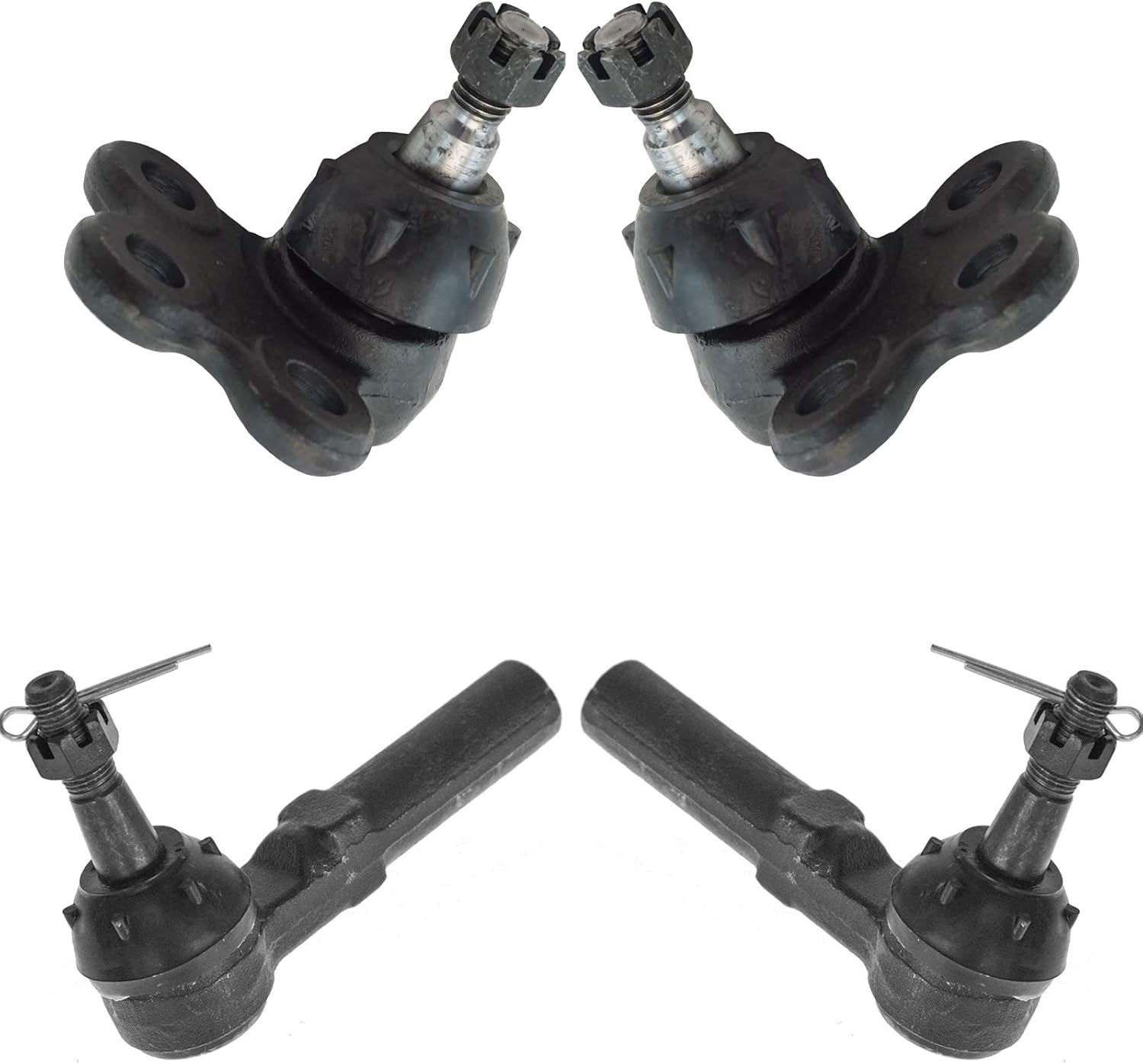 TRQ Steering & Suspension Kit Ball Joint Tie Rod for Vehicles