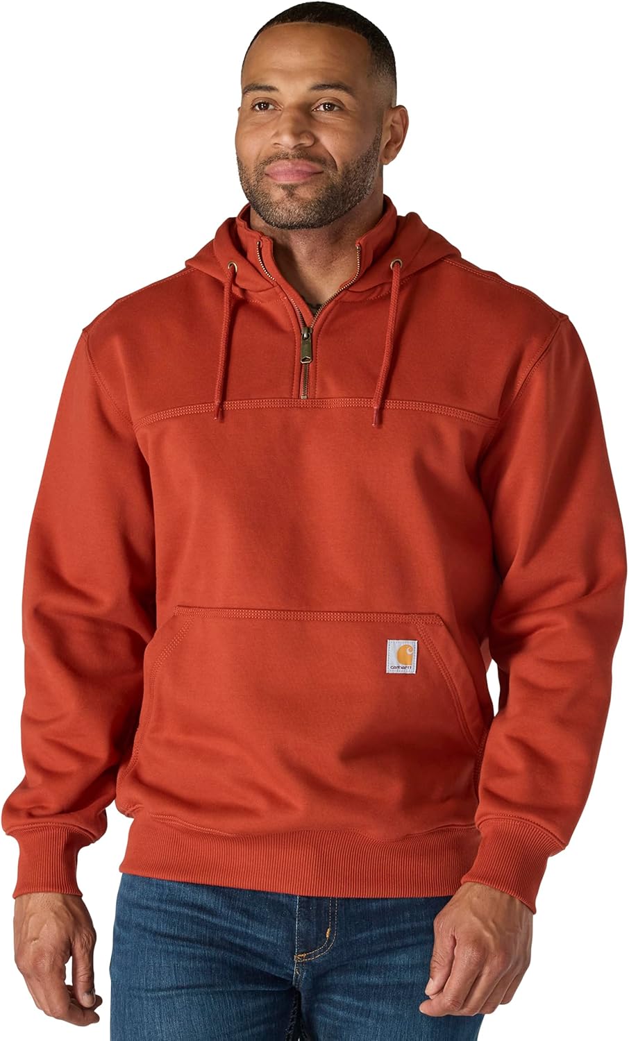 Carhartt mens Rain Defender Heavyweight Quarter-zip Sweatshirt