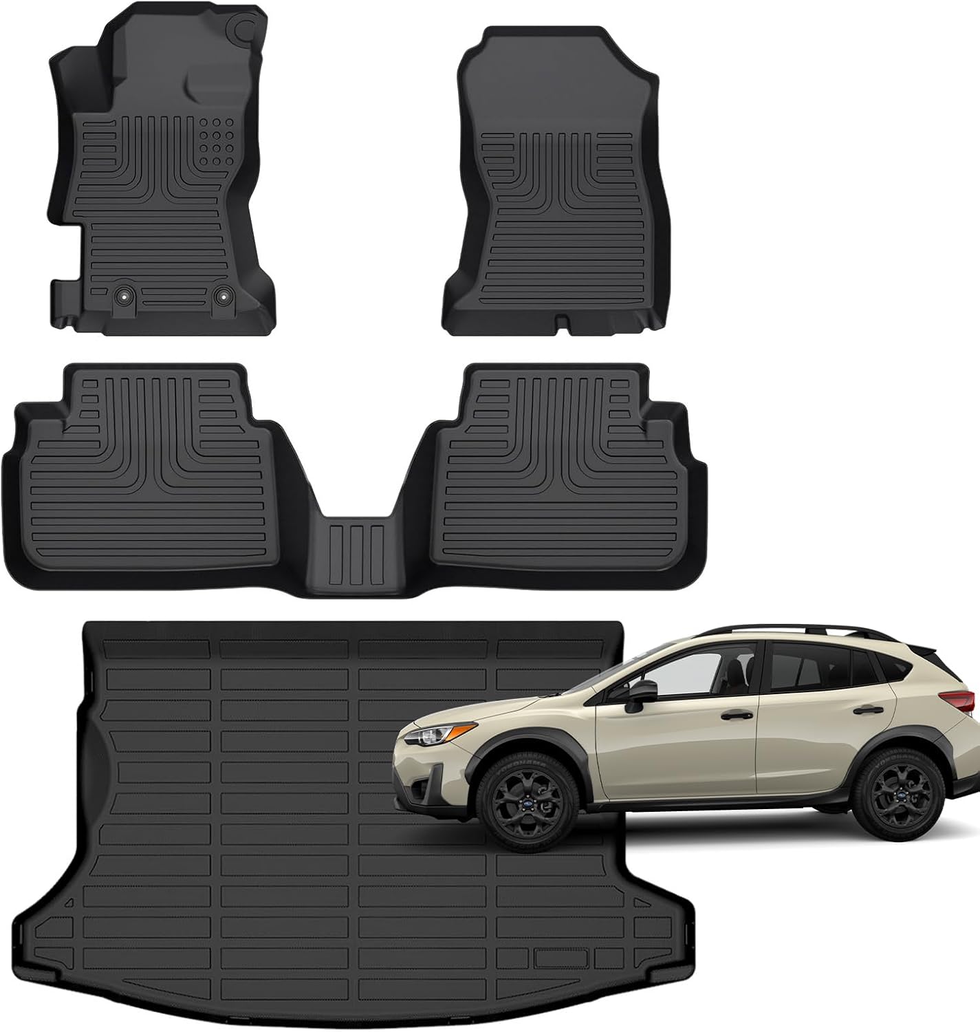 Custom Fit TPE Waterproof Floor Mats for Subaru Crosstrek & Impreza