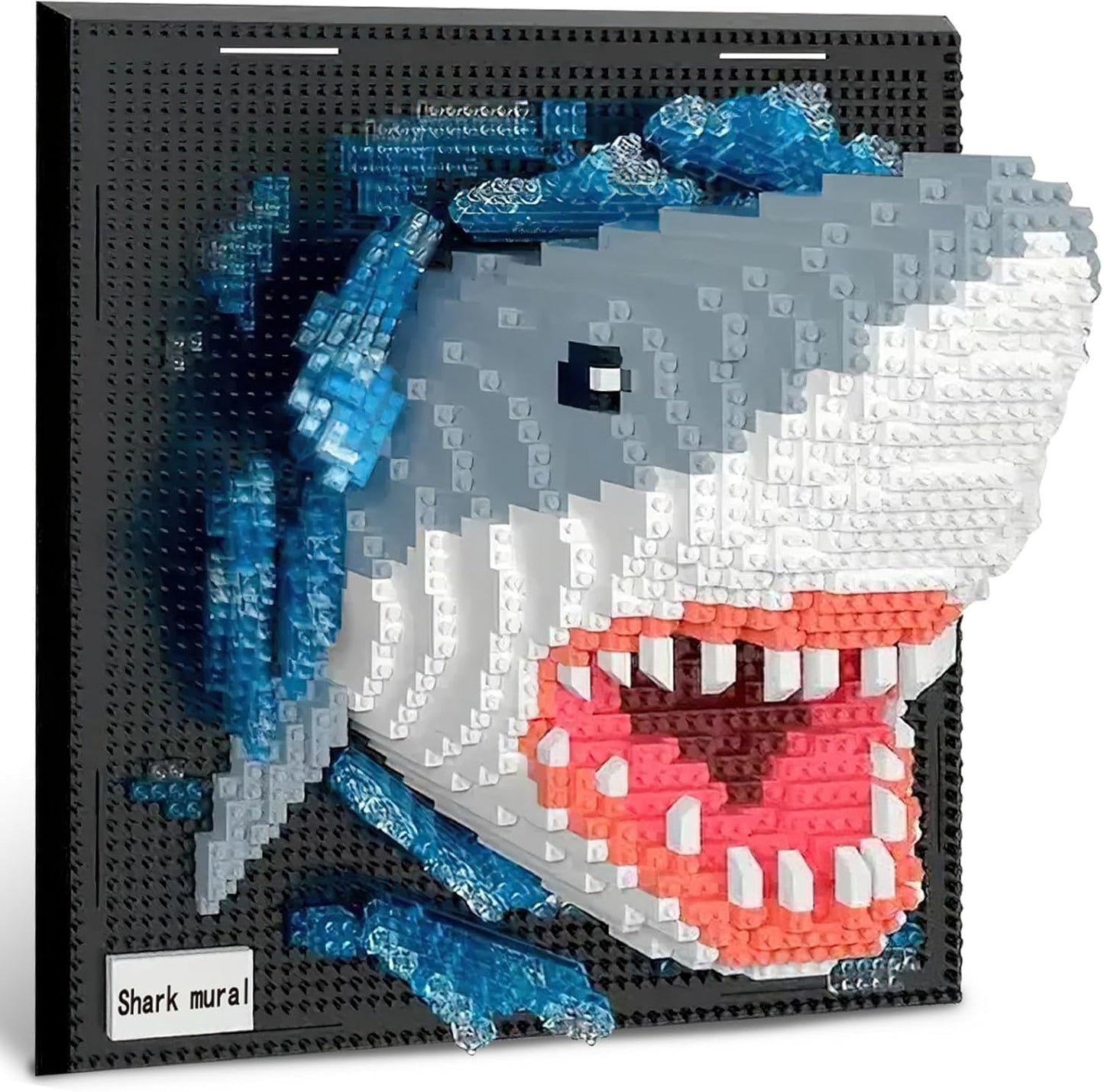 Shark 3D Wall Art Micro Mini Building Blocks Set for Unique Decor