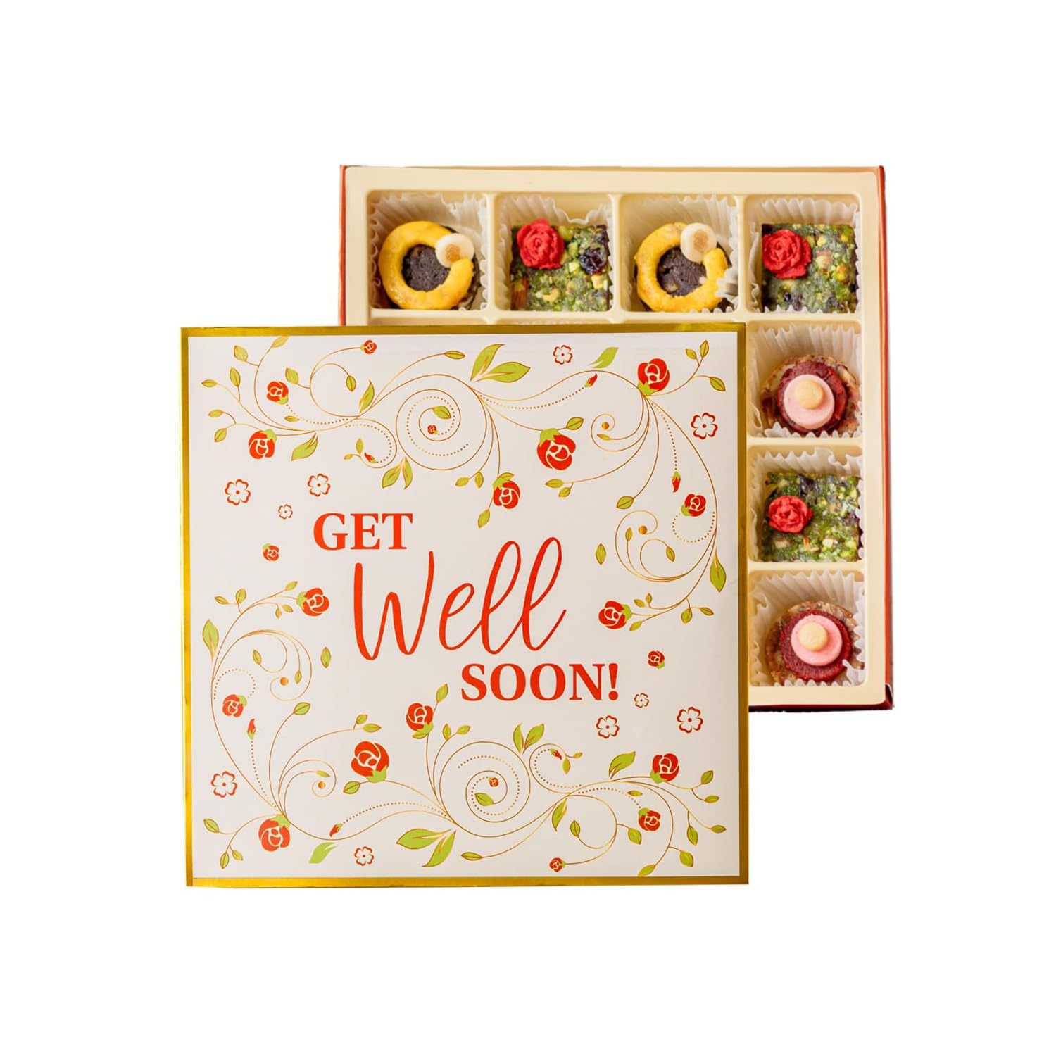 Laumiere Gourmet Fruits Get Well Gift Basket for Recovery