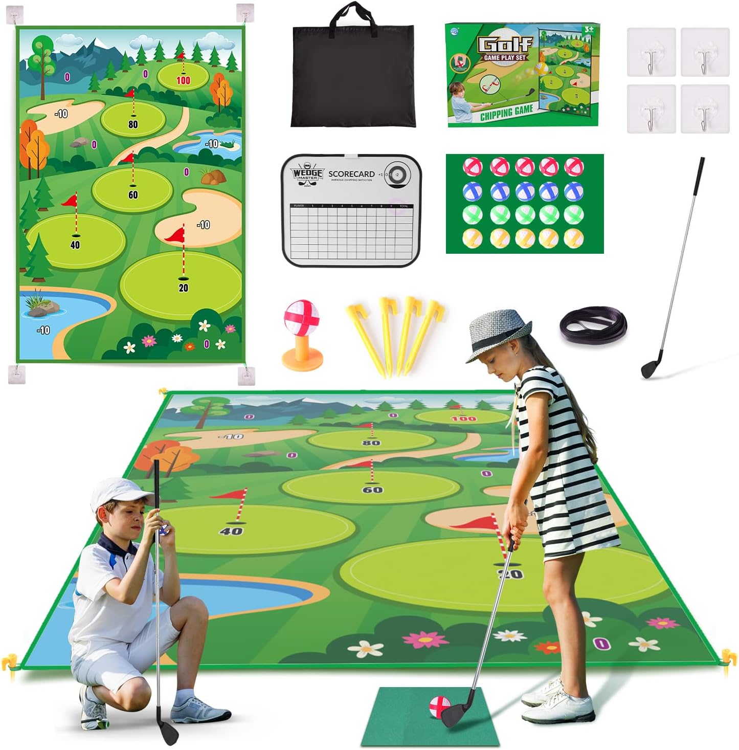 Ultimate Golf Chipping Game Set - Improve Your Short Game Anywhere!
