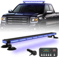 37 in 104 LED Roof Top Blue Emergency Lights - High Visibility