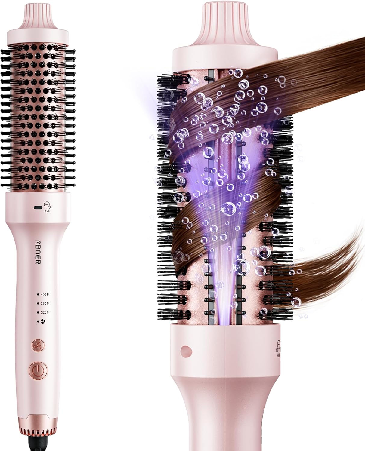 ABNER Thermal Ionic Brush for Effortless Blowout Styles