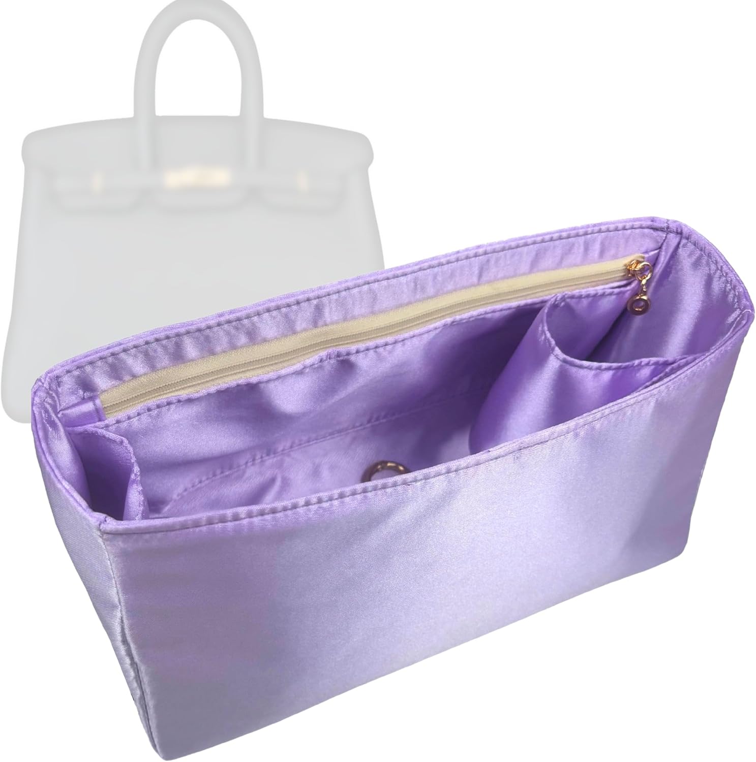 Satin Organizer for Birkin Bags - Perfect Fit and Structure