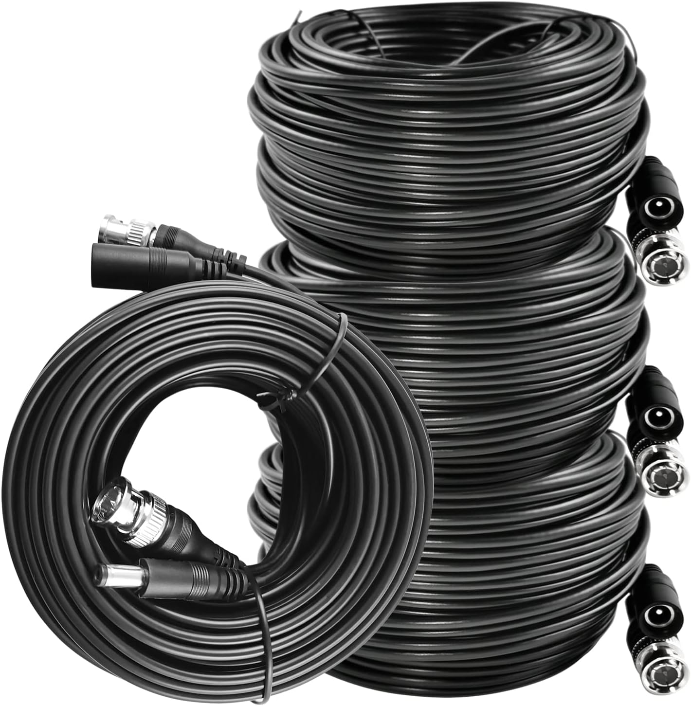 Premium 60-Feet BNC Video and Power Extension Cables for CCTV