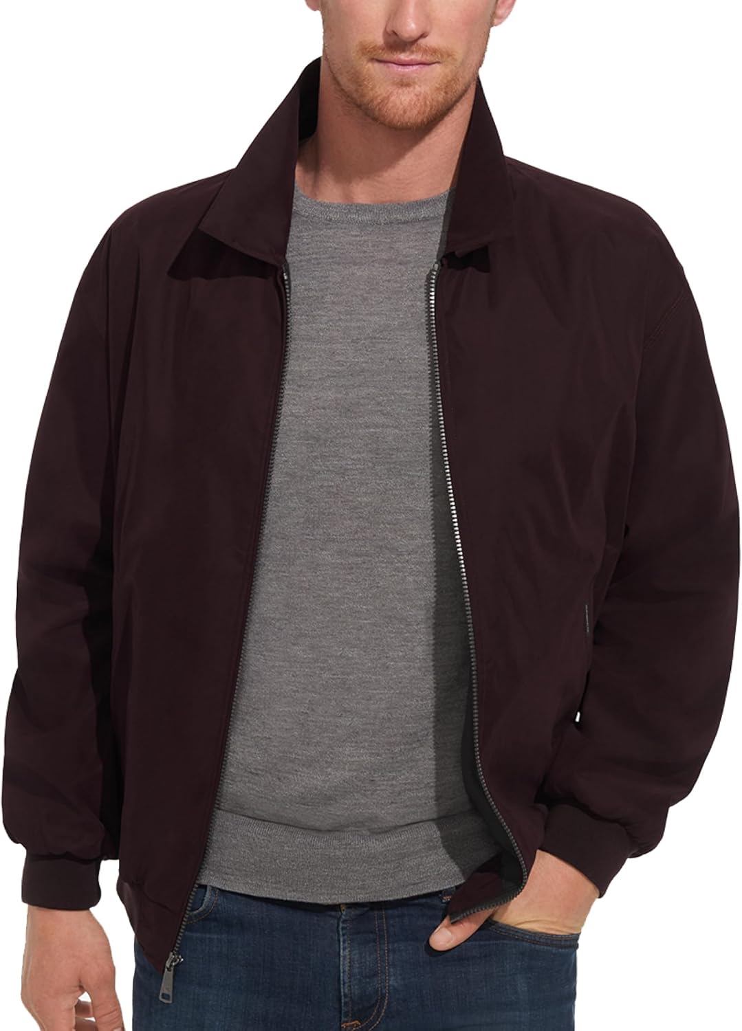 Weatherproof Men's Golf Jacket - Lightweight Windbreaker for All