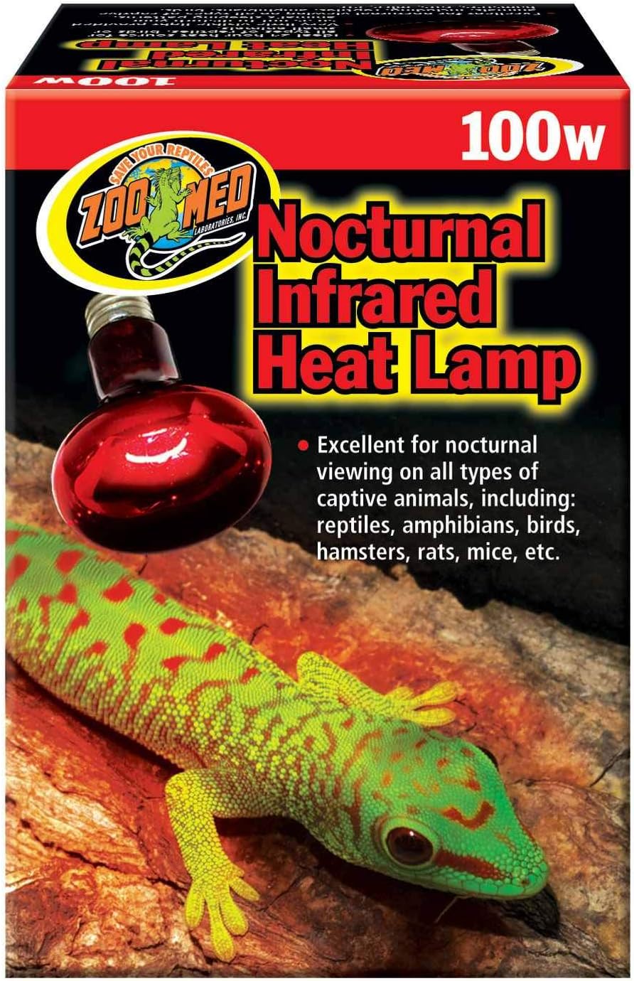 Zoo Med 100W Infrared Heat Lamp: Nighttime Comfort
