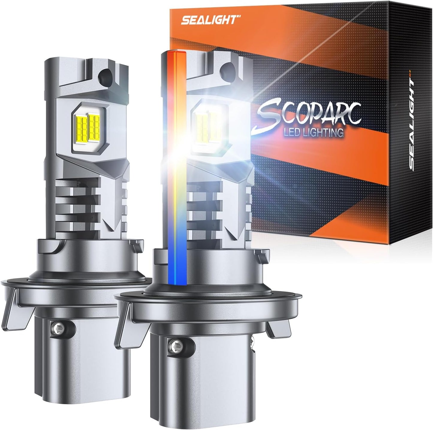 SEALIGHT S2S H13/9008 Light Bulbs with 28000LM Brightness