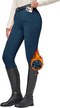 Willit Women's Fleece Riding Breeches Winter Riding Tights - Warm