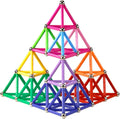 Magnetic Building Blocks 132 Pieces Lengthen Building Sticks Set