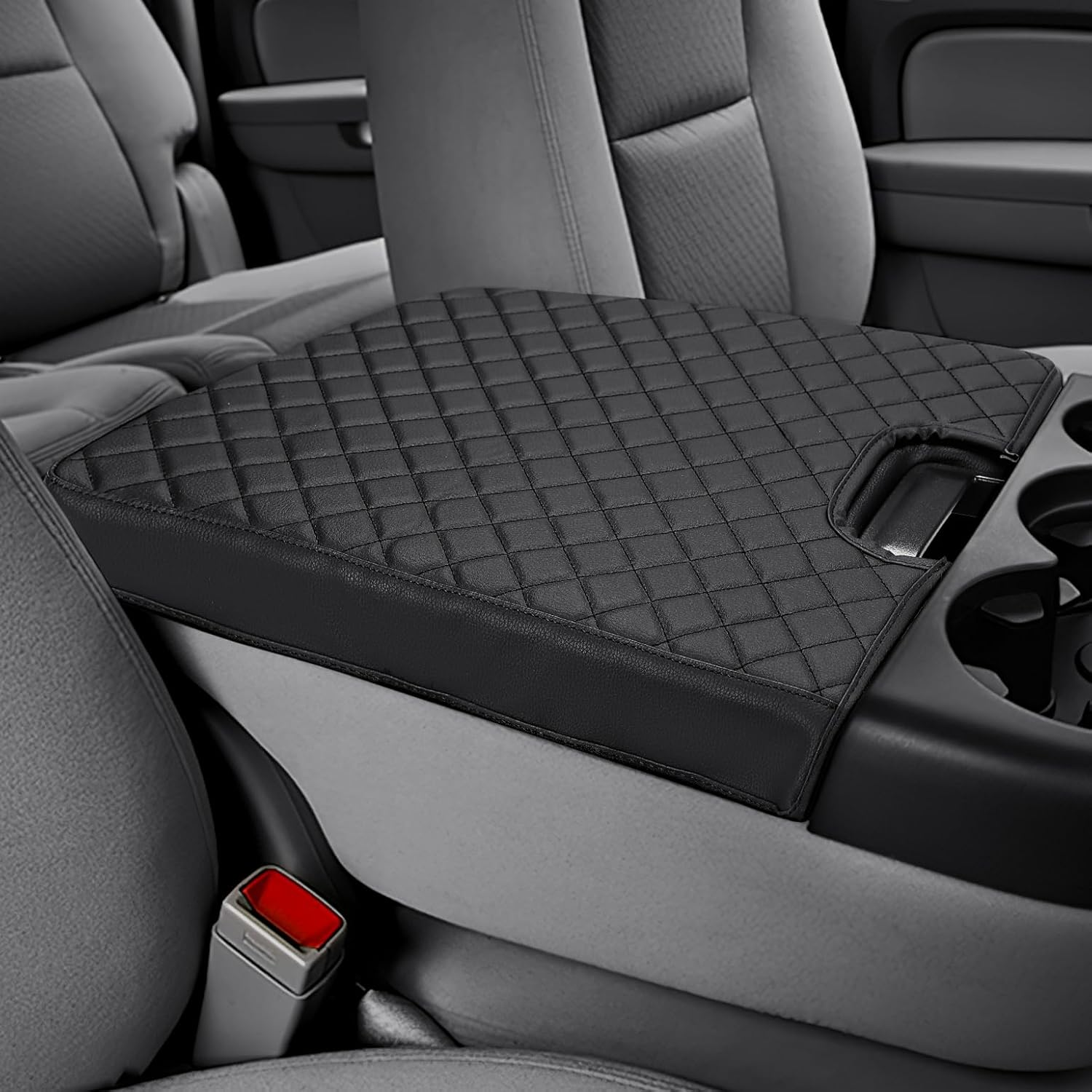 JOYTUTUS Center Console Cover for 2007-2013 Silverado and More