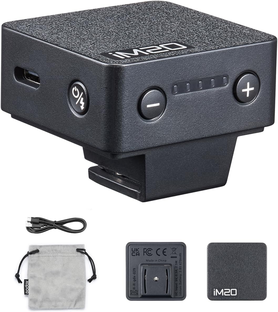 Godox iM20 Mini Flash - Compact Camera Flash for All Shooters