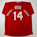 Facsimile Autographed Pete Rose Cincinnati Red Reprint Jersey Men's XL