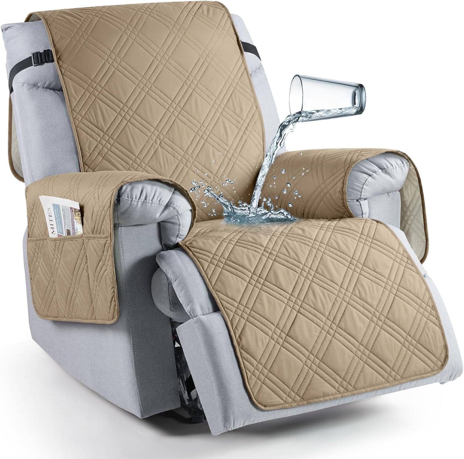 TAOCOCO Waterproof Recliner Chair Cover for Small Chairs