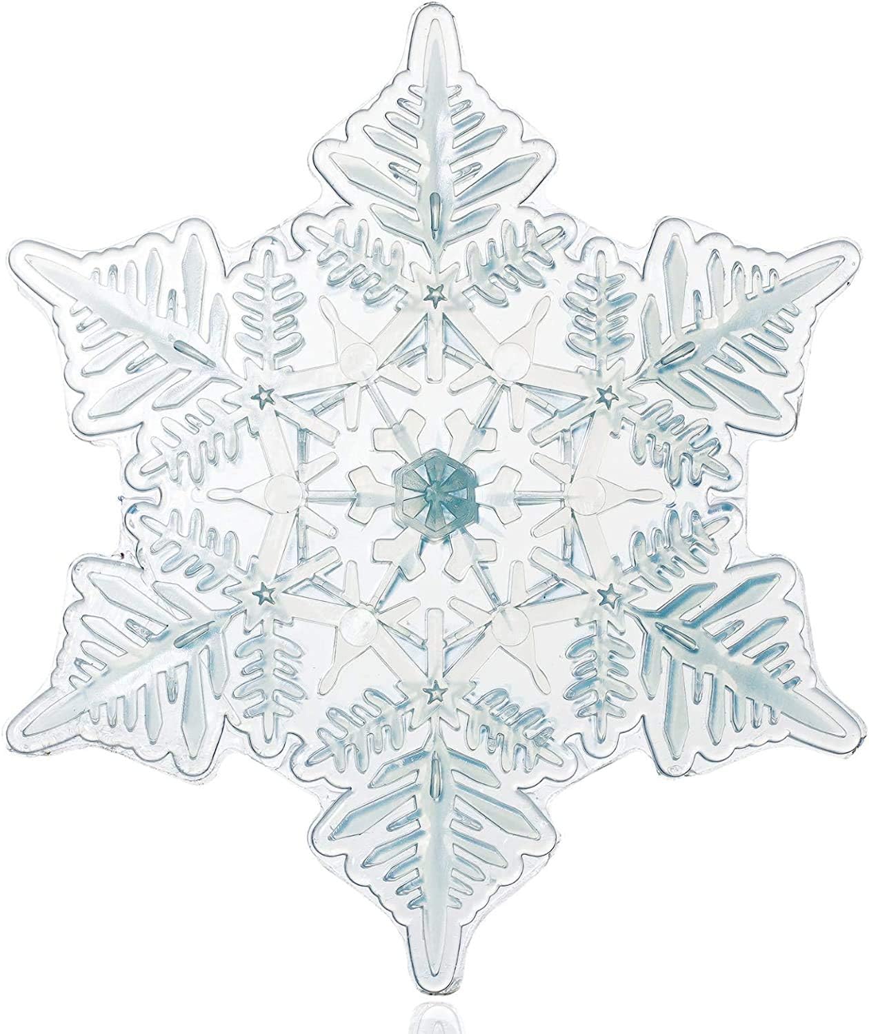 Clear 3D Snowflake Stomp Pad - Enhanced Grip