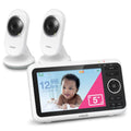 VTech VM350-2 Baby Monitor 5in Screen, 2 Cameras - Reliable Night