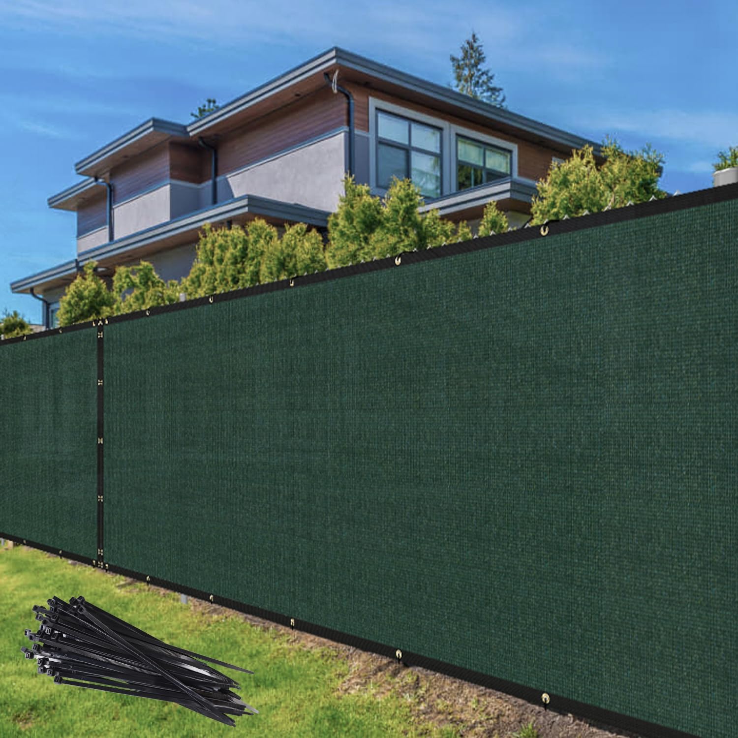 Premium Privacy Fence Screen 6' x 20' Green