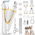 Small Dog Grooming Kit 4-in-1 Paw Trimmer - Quiet Cordless Clippers