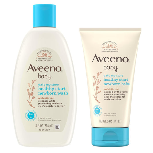 Aveeno Baby Bundle: Prebiotic Oat Skincare Duo